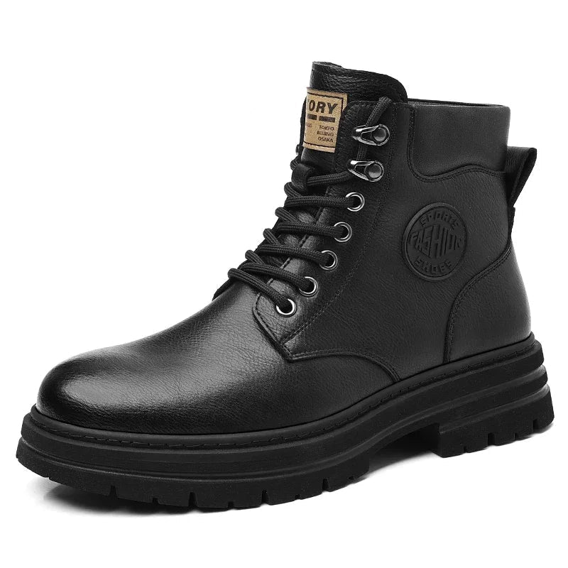 Motorcycle leather winter boots - Antonios