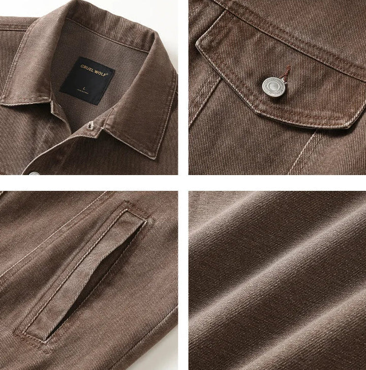 New york autumn denim jacket - Antonios