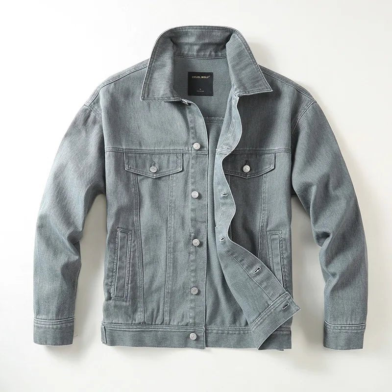 New york autumn denim jacket - Antonios