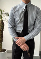 Non iron striped shirt gentleman’s trendy choice - Antonios