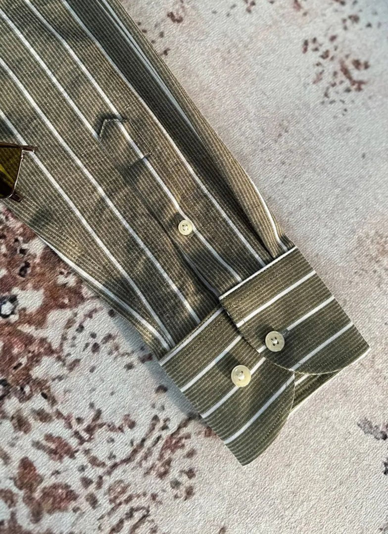 Non iron striped shirt gentleman’s trendy choice - Antonios