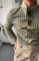 Non iron striped shirt gentleman’s trendy choice - Antonios