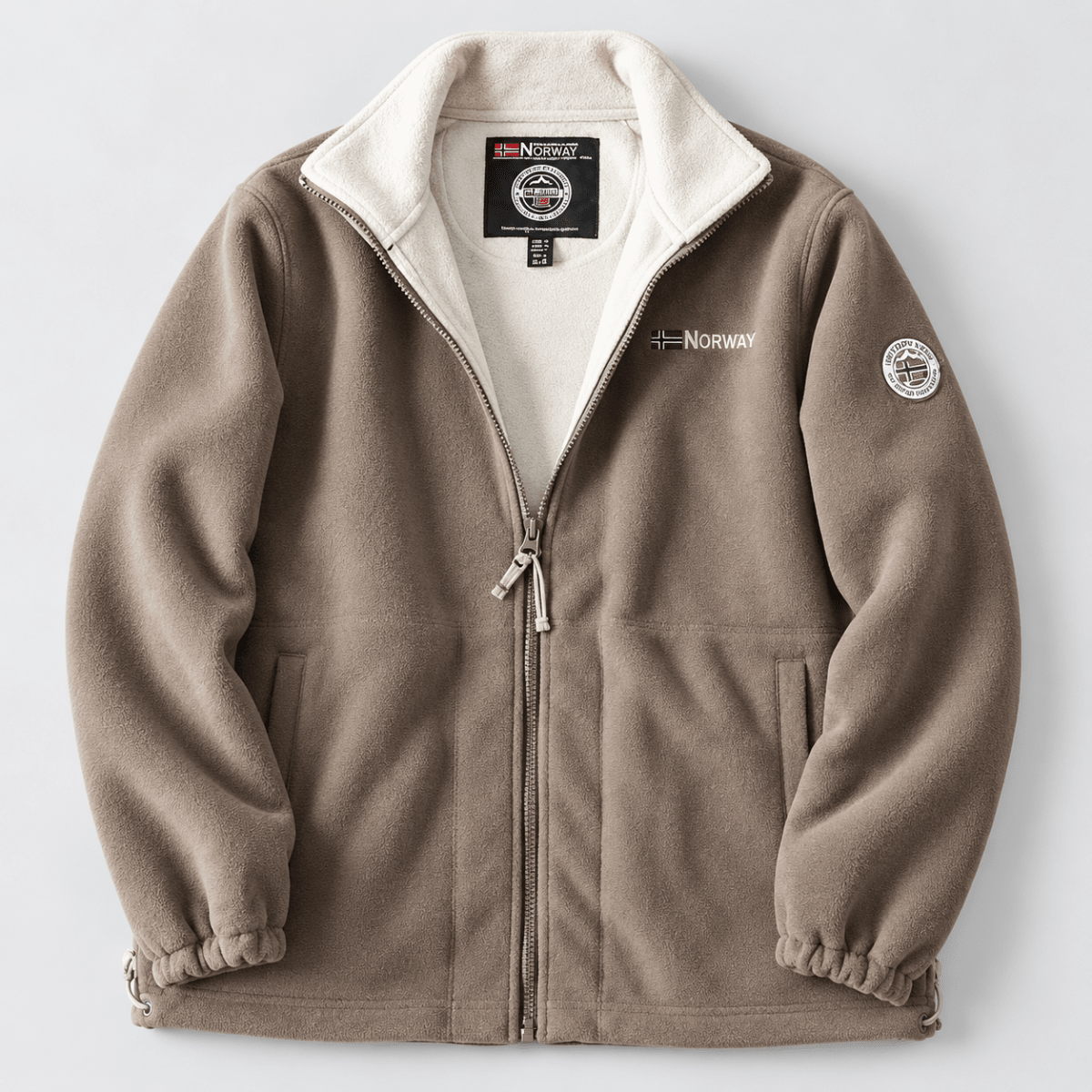Norway puffer jacket - AntoniosClothing - khaki