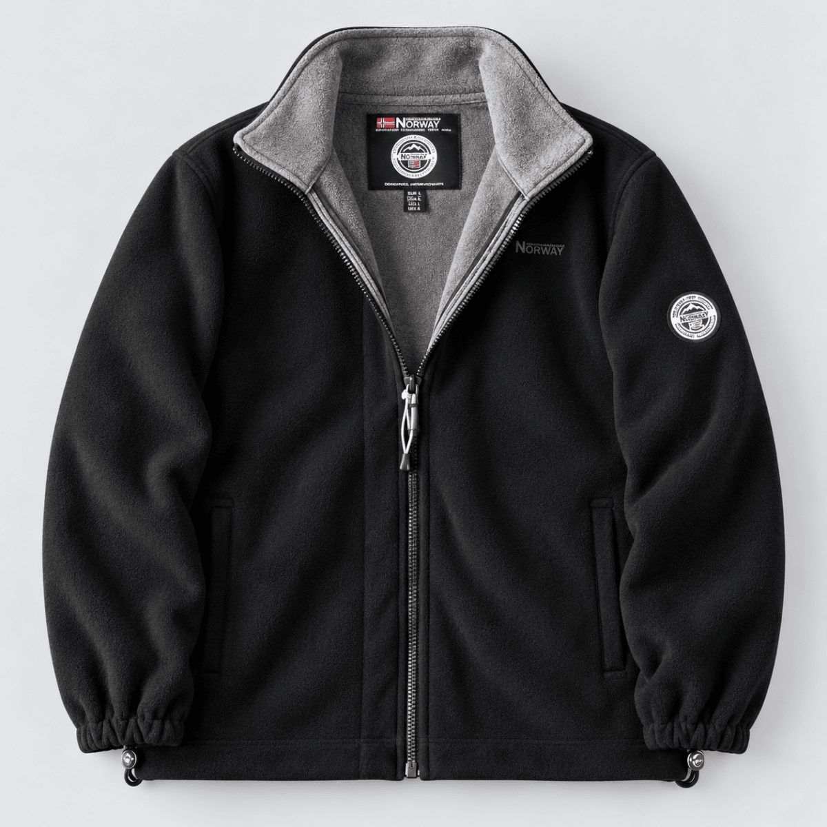 Norway puffer jacket - AntoniosClothing - black