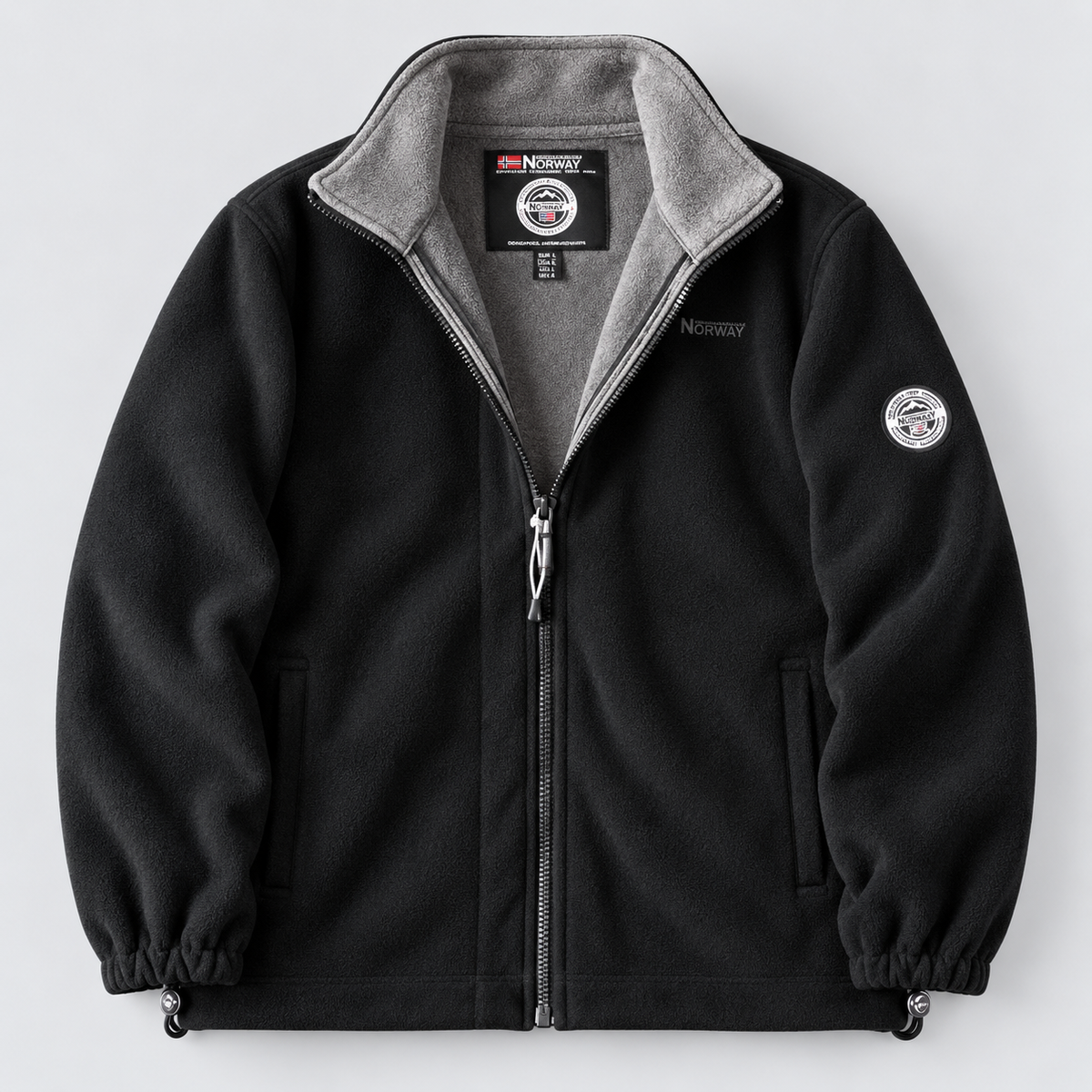Norway puffer jacket — black