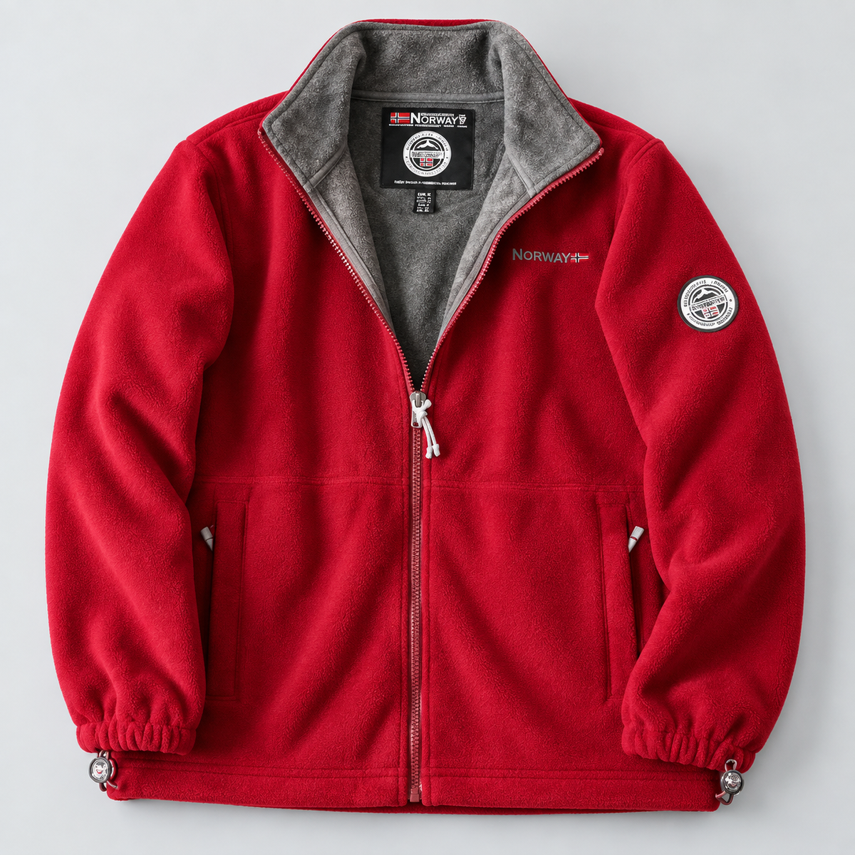 Norway puffer jacket — red