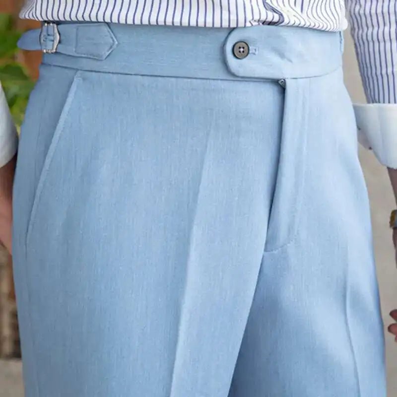 Office blue business trousers - Antonios