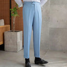 Office blue business trousers - Antonios