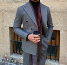 Office Double Breasted Suit - Antonios