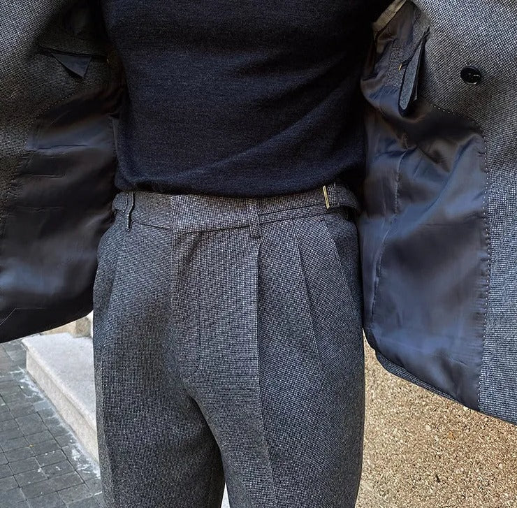 Office Double Breasted Suit - Antonios