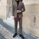 Office Double Breasted Suit - Antonios