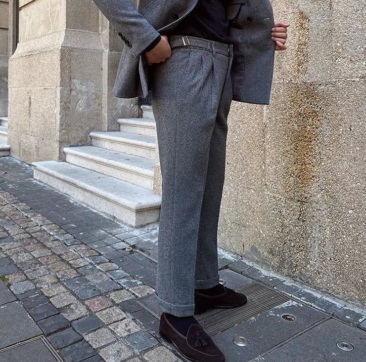 Office Double Breasted Suit - Antonios