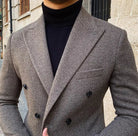 Office Double Breasted Suit - Antonios