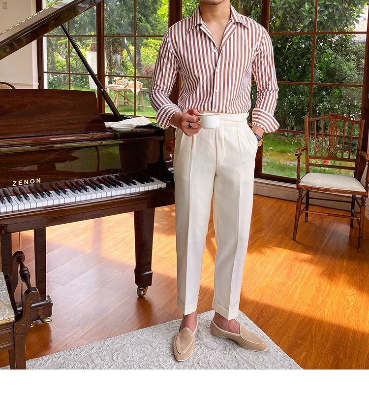 Office Formal Striped Shirt - Antonios