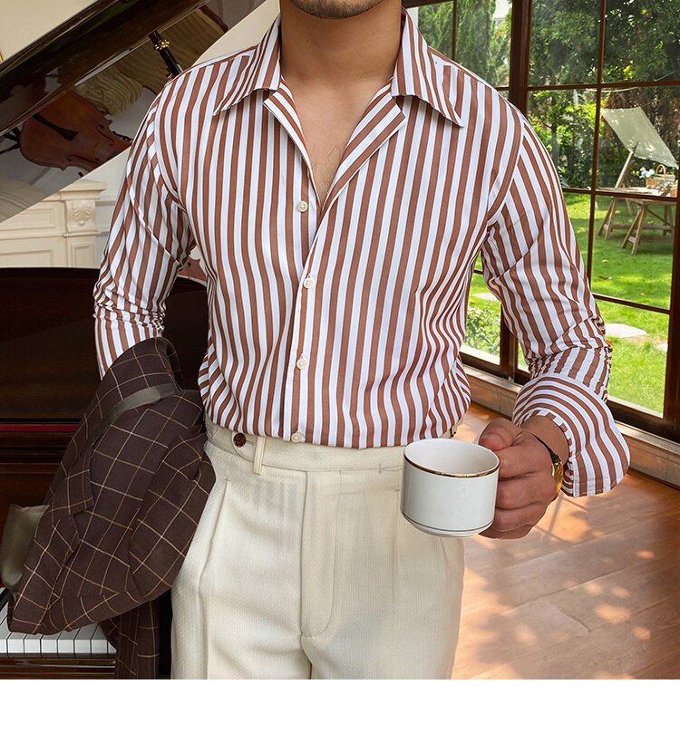 Office Formal Striped Shirt - Antonios