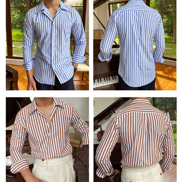 Office Formal Striped Shirt - Antonios