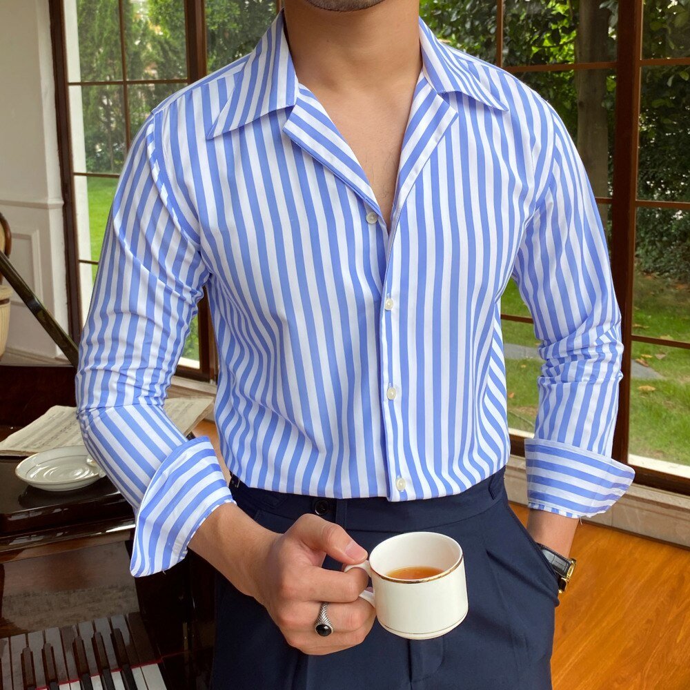 Office Formal Striped Shirt - Antonios