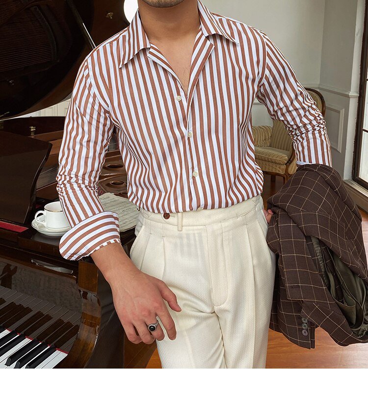 Office Formal Striped Shirt - Antonios