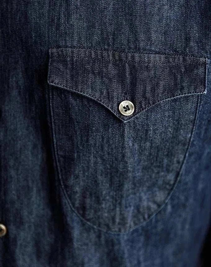 Office premium denim shirt - Antonios