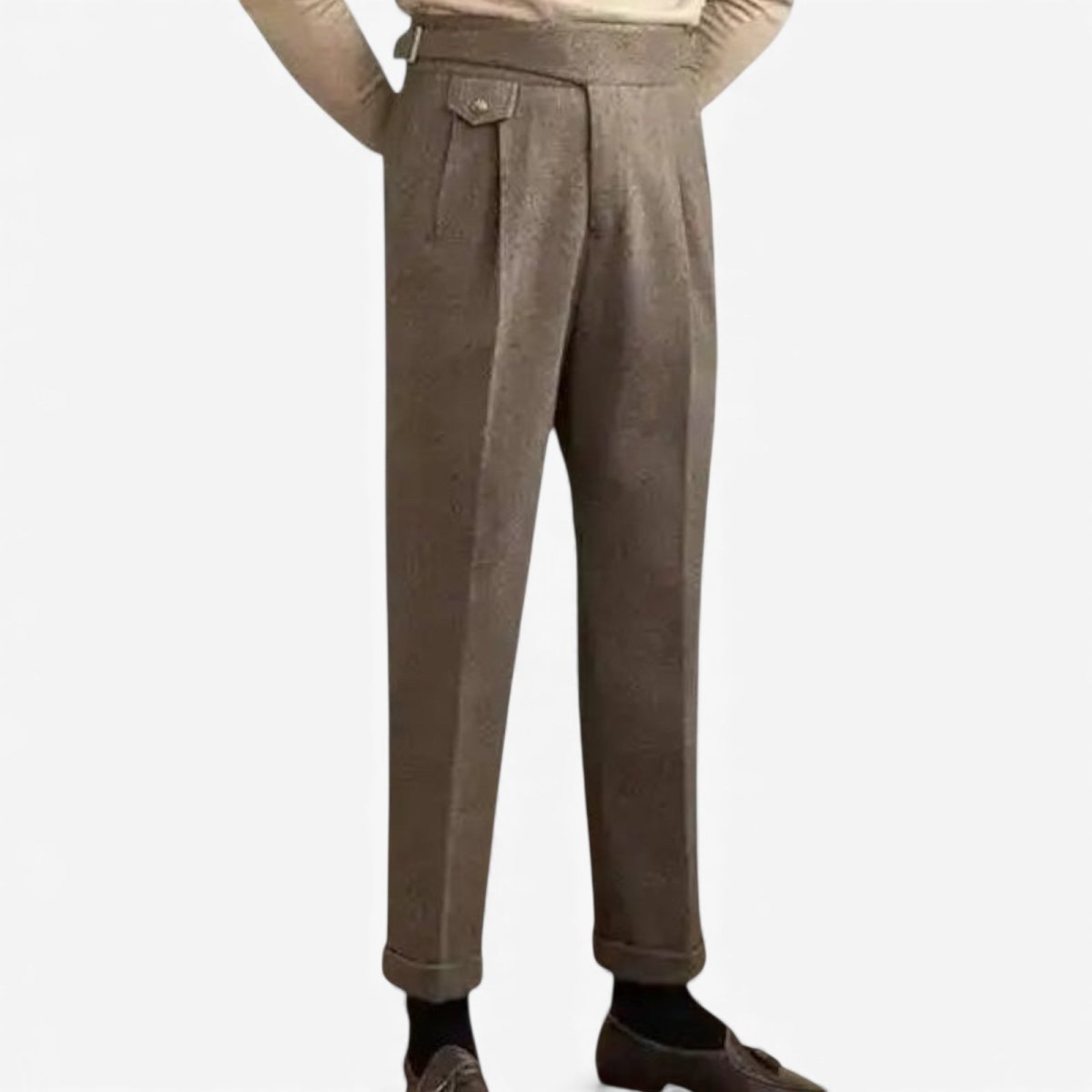 Old money autumn straight pants - Antonios