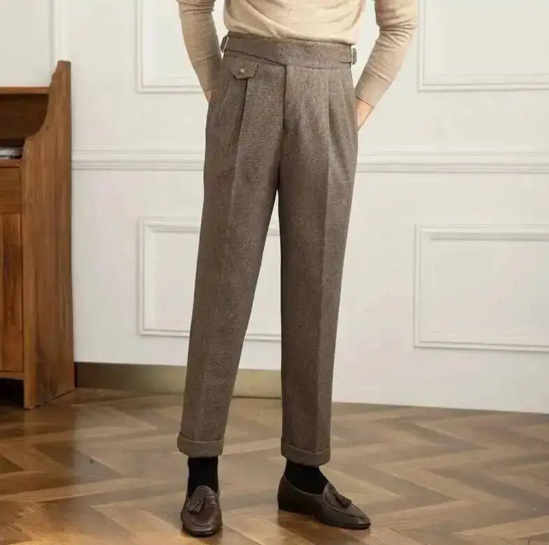 Old money autumn straight pants - Antonios