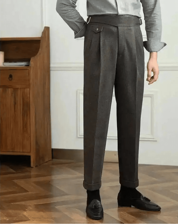Old money autumn straight pants - Antonios