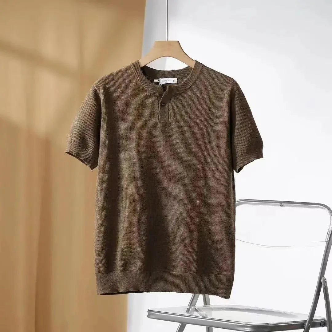 Old money casual elegant polo t-shirt - Antonios