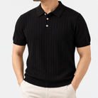 Old Money Cotton T-Shirt - AntoniosClothing - Black