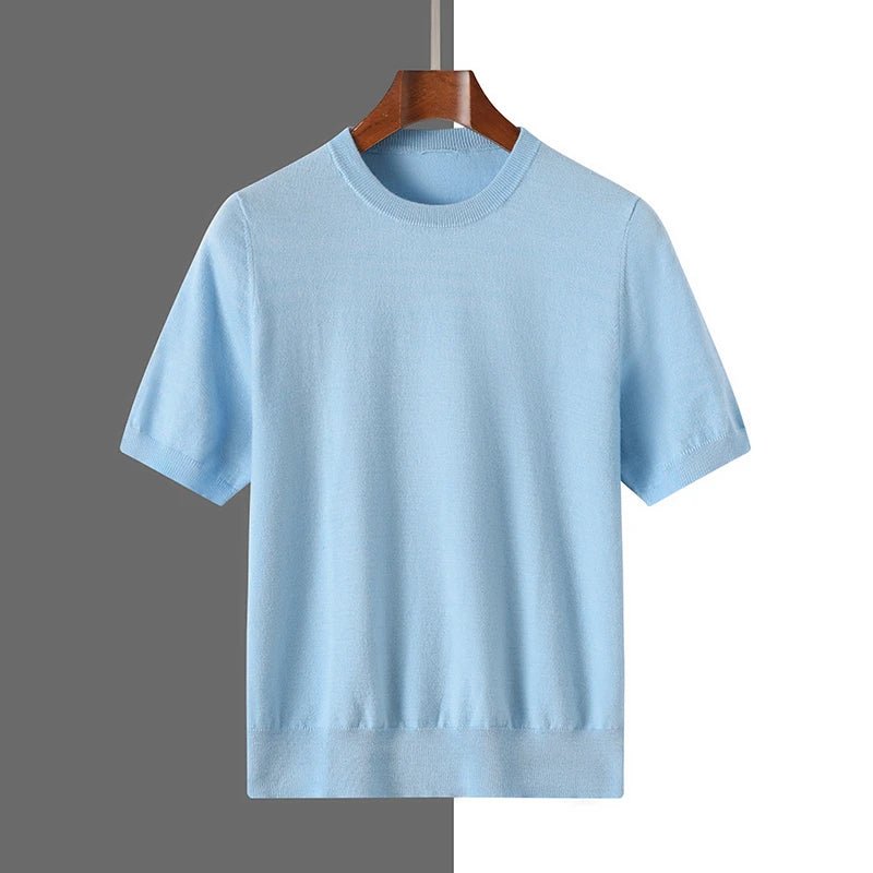 Old money merino wool t-shirt - Antonios