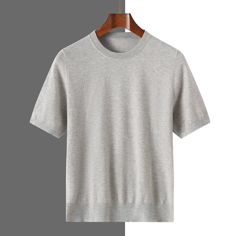 Old money merino wool t-shirt - Antonios