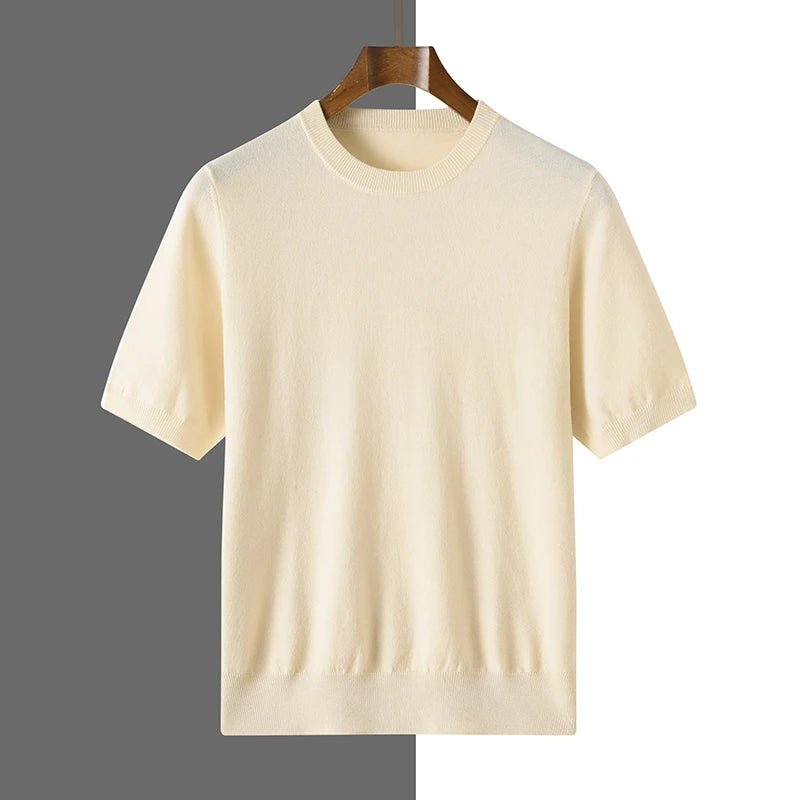 Old money merino wool t-shirt - Antonios