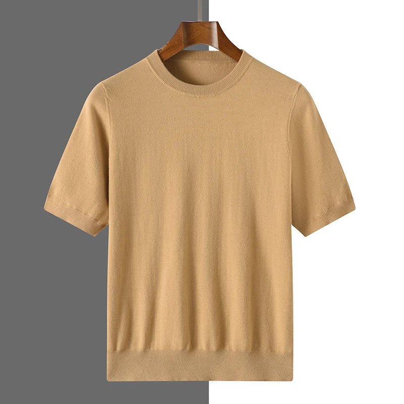 Old money merino wool t-shirt - Antonios