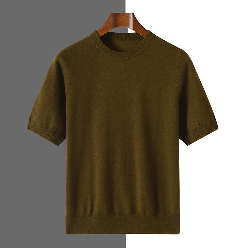 Old money merino wool t-shirt - Antonios