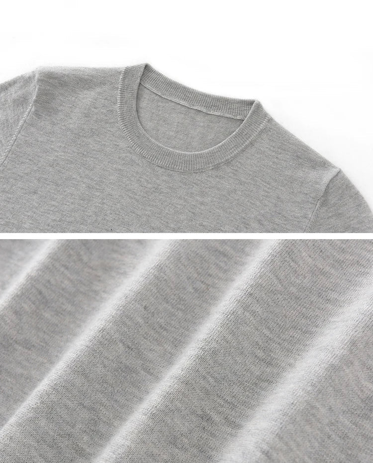 Old money merino wool t-shirt - Antonios