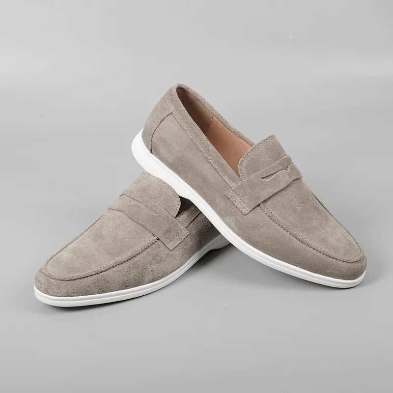 Old money soft suede casual loafer - Antonios