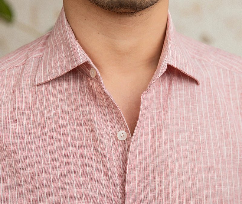 Old money striped linen shirt - Antonios