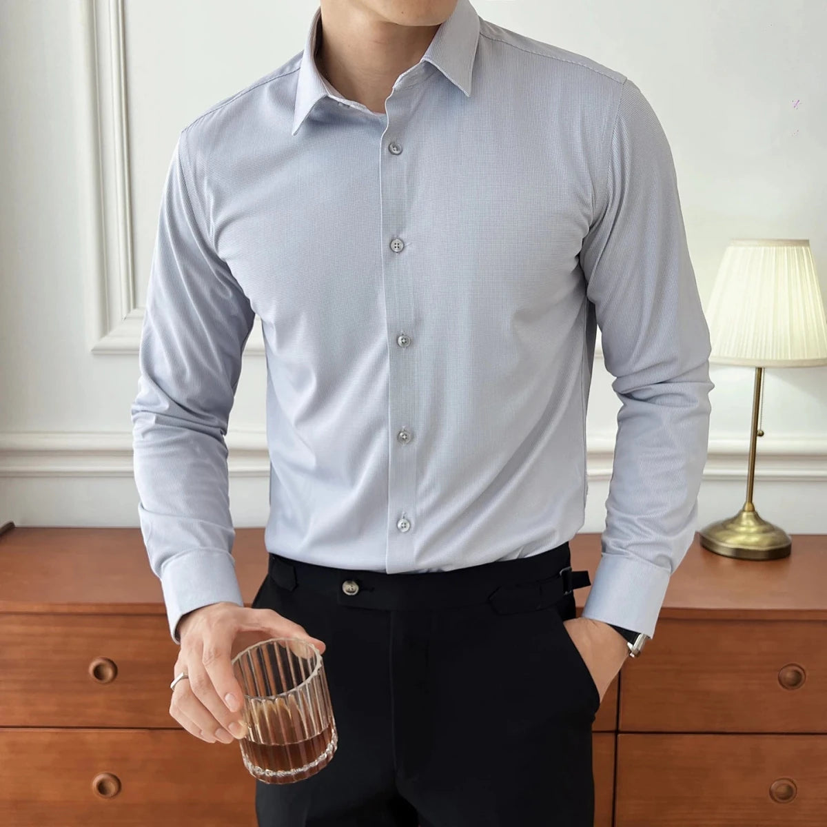 Old Money style business shirt - Antonios