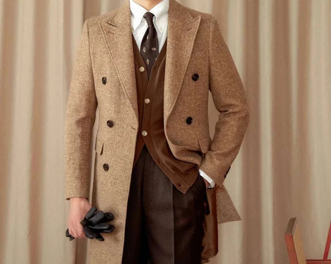 Old money wool premium coat - Antonios