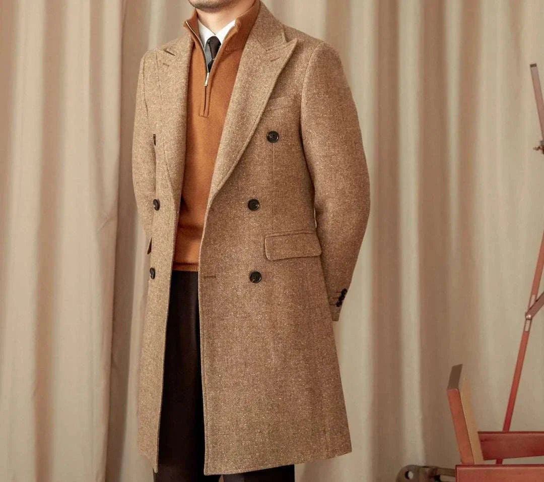 Old money wool premium coat - Antonios
