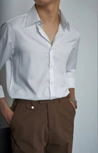 Oversized Korean shirt chic autumn fashion - Antonios