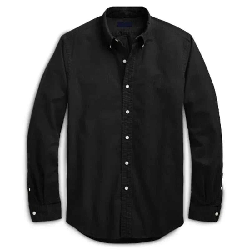 Oxford business casual long sleeve cotton shirt - Antonios