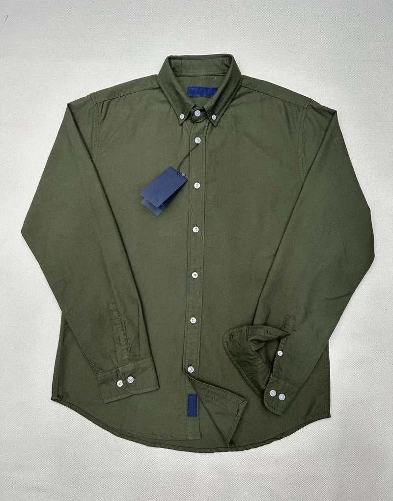 Oxford business casual long sleeve cotton shirt - Antonios
