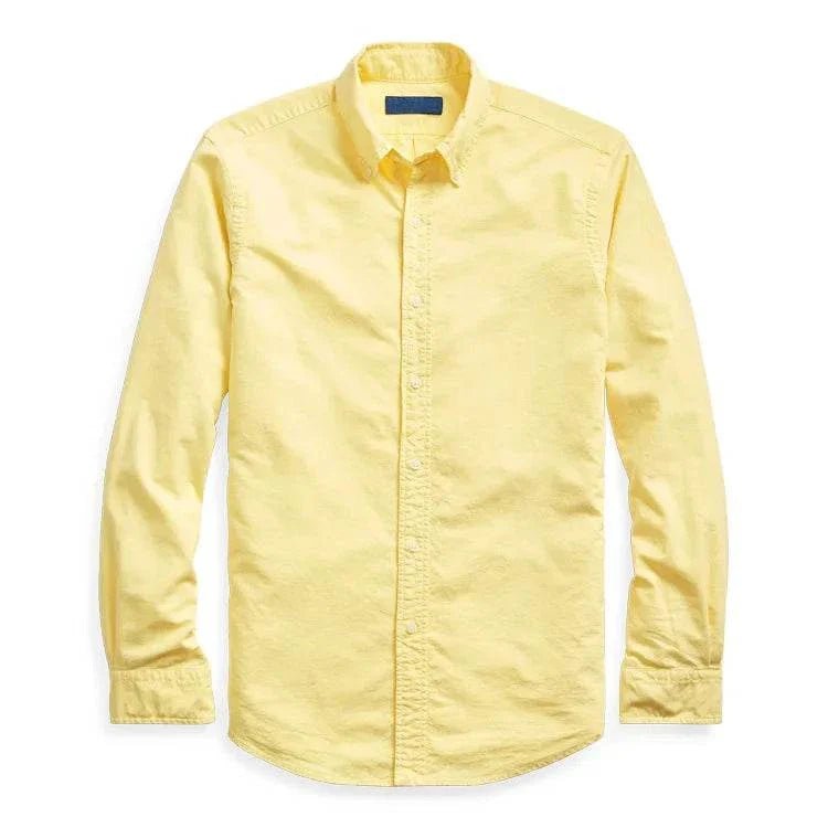 Oxford business casual long sleeve cotton shirt - Antonios