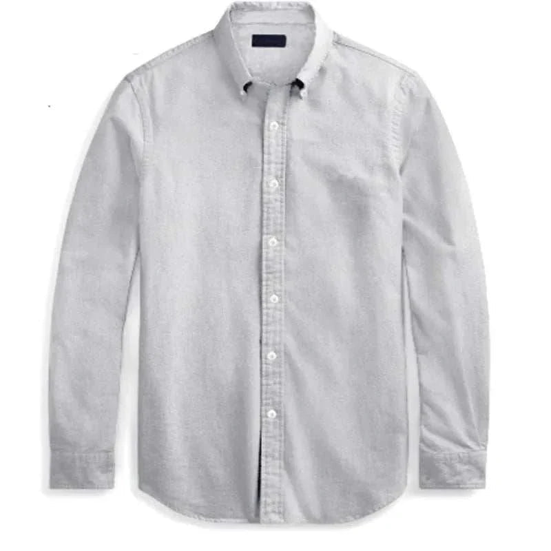 Oxford business casual long sleeve cotton shirt - Antonios
