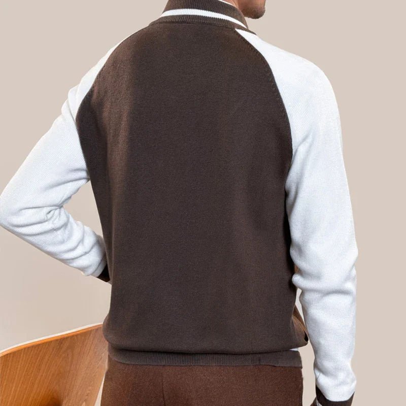 Oxford dual zipper jacket - Antonios