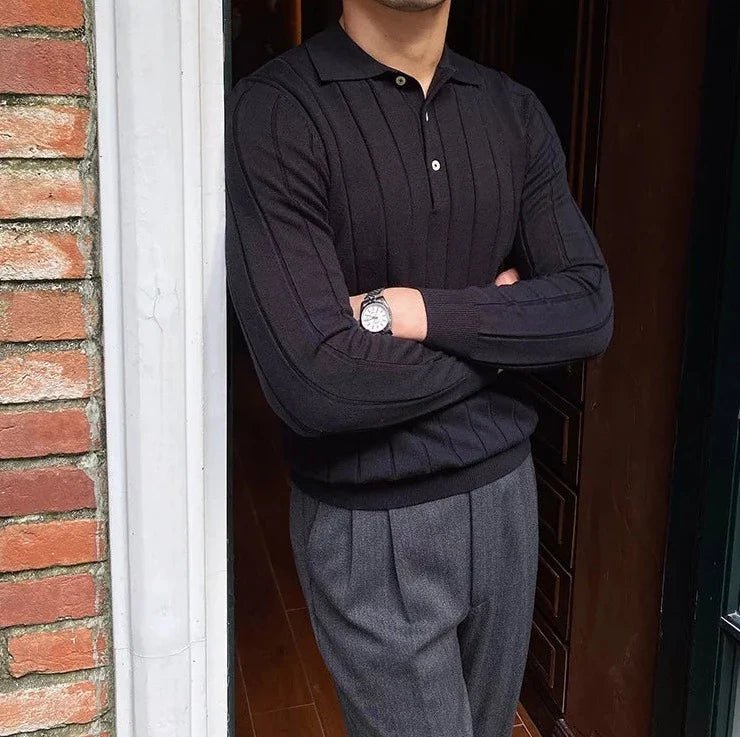 Oxford polo sweater - Antonios