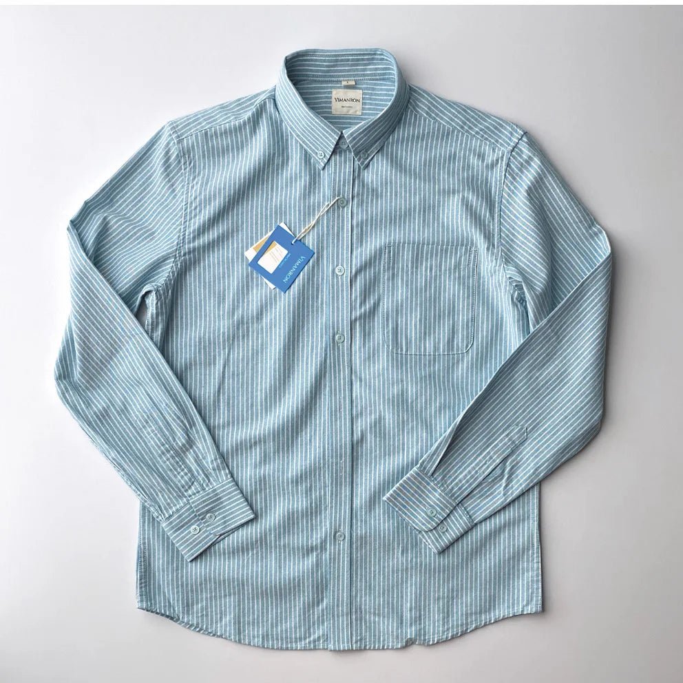 Oxford striped office shirt - Antonios