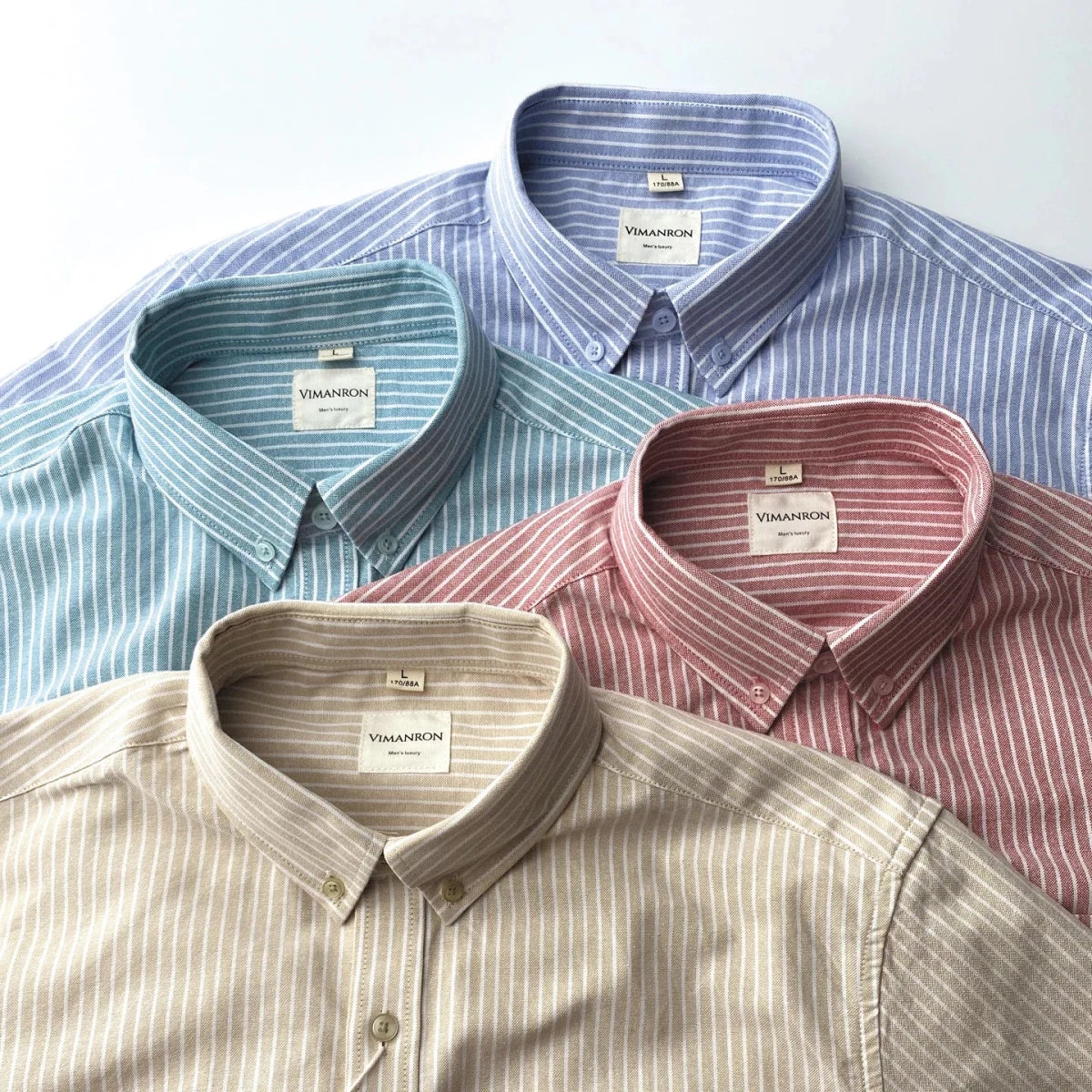 Oxford striped office shirt - Antonios