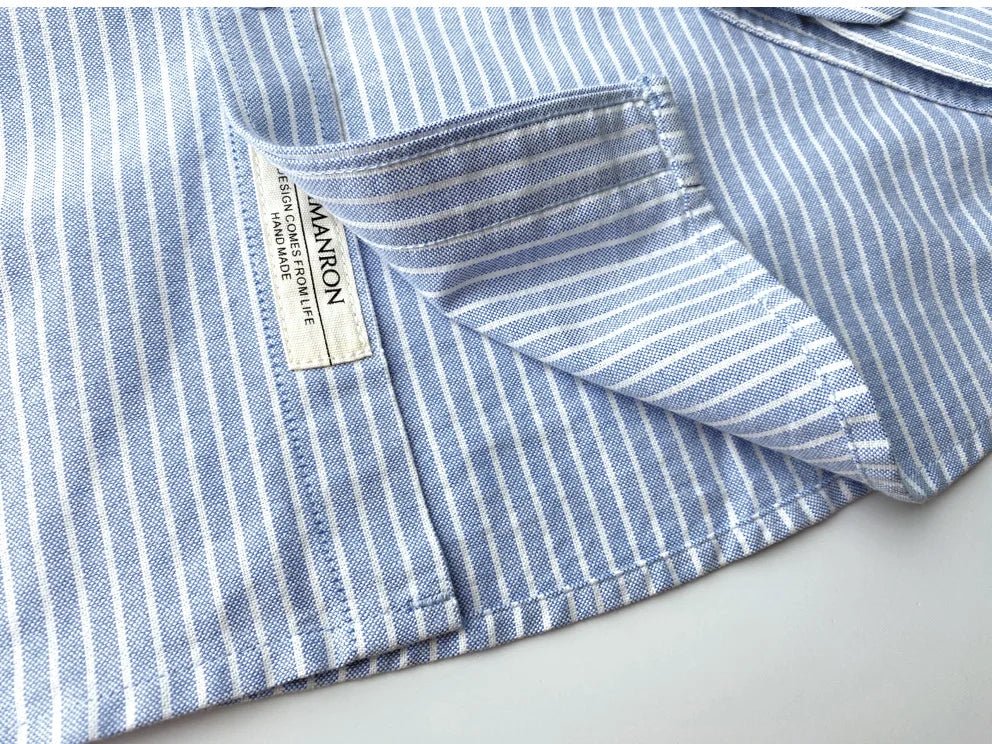 Oxford striped office shirt - Antonios