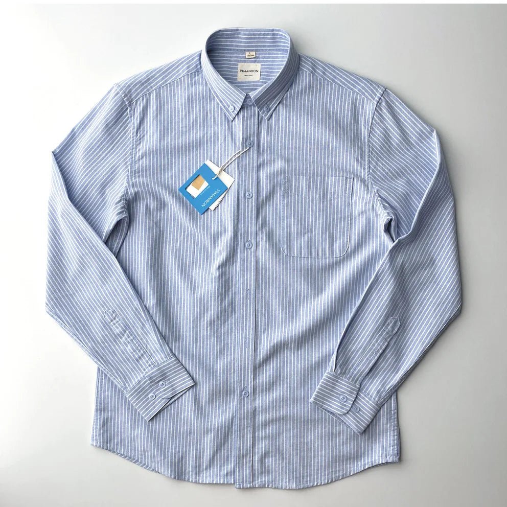 Oxford striped office shirt - Antonios